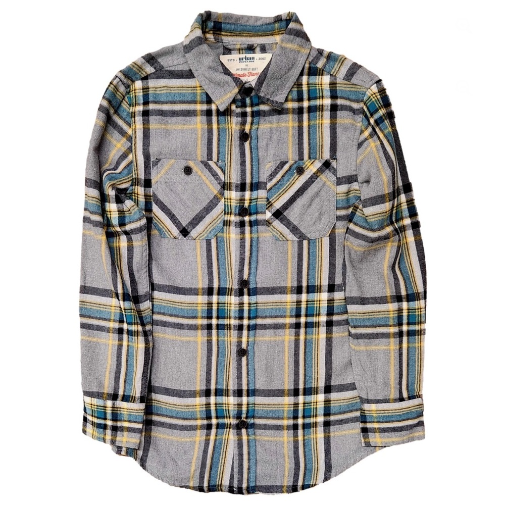 Boys size XL Husky Ultimate Flannel shirt Urban Pipeline Awesomely Soft NWT